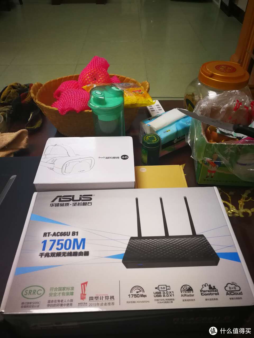 终于拔了心里的那棵草：ASUS 华硕 RT-AC66U B1 和 HiWiFi 极路由 极3PRO 无线路由器 开箱