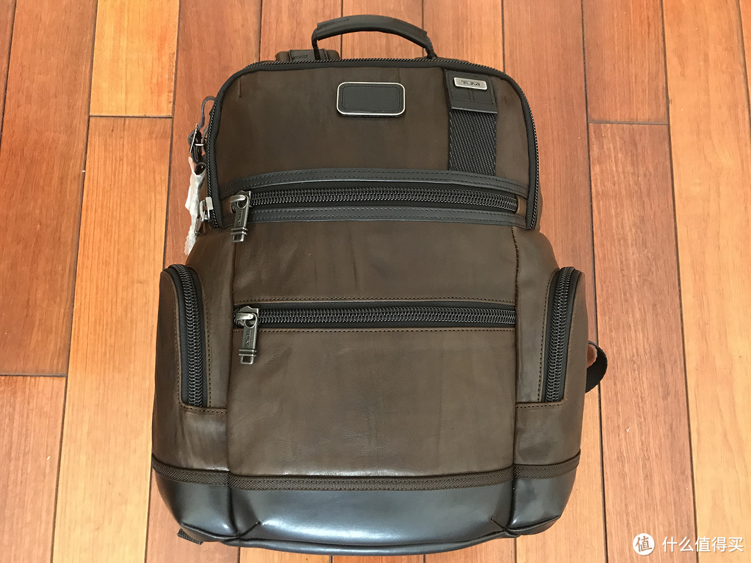 TUMI Alpha Bravo Knox Leather Backpack 真皮双肩背包