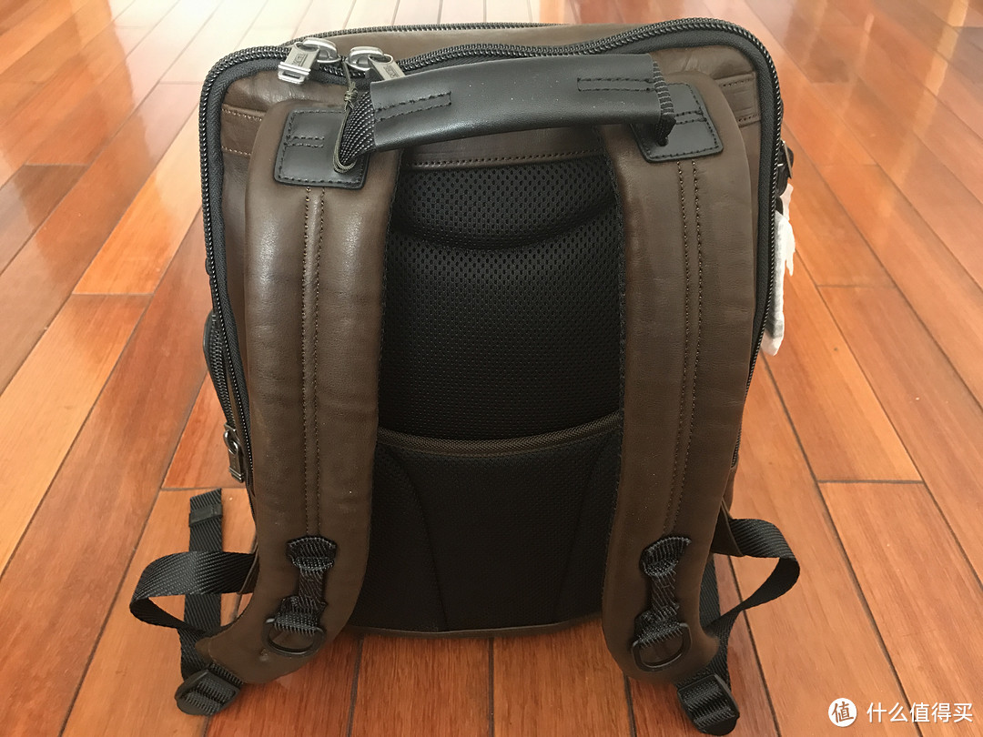 TUMI Alpha Bravo Knox Leather Backpack 真皮双肩背包