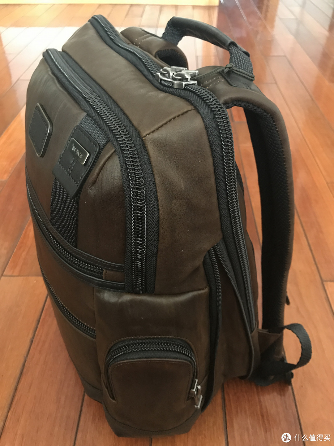 TUMI Alpha Bravo Knox Leather Backpack 真皮双肩背包