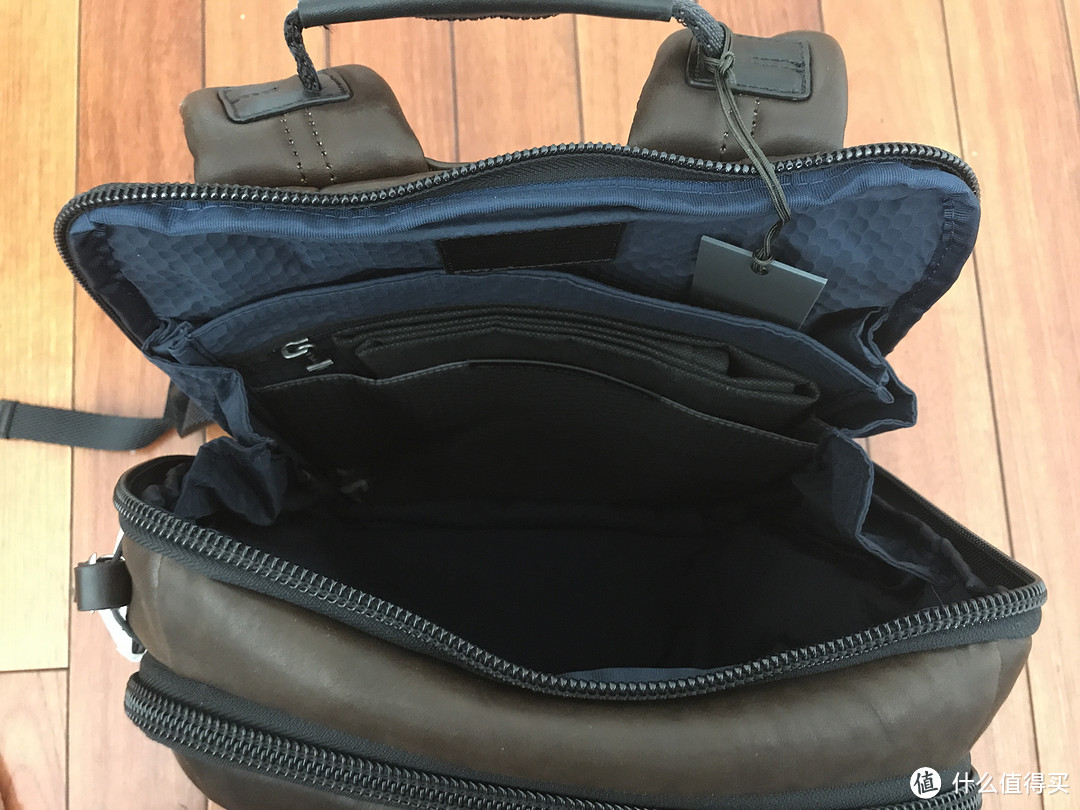 TUMI Alpha Bravo Knox Leather Backpack 真皮双肩背包