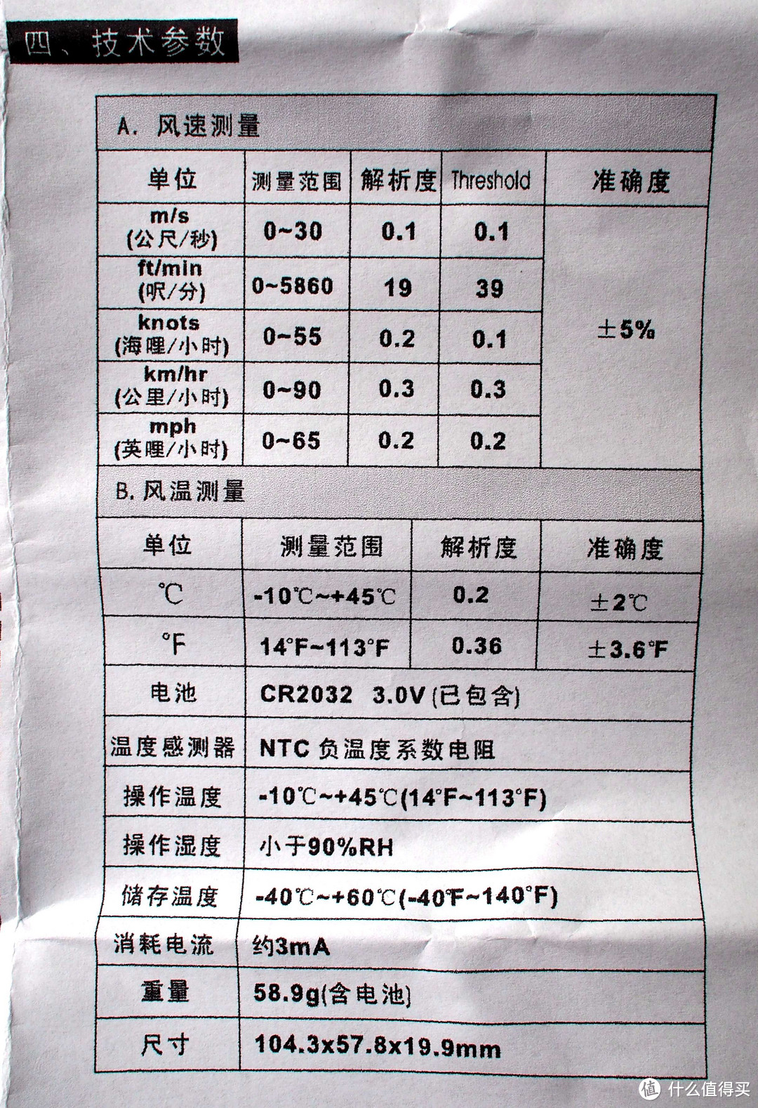 标智风速仪