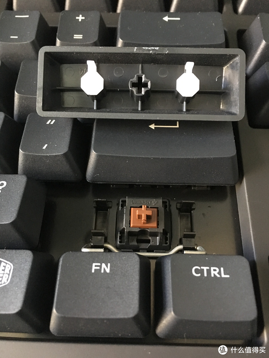 COOLERMASTER 酷冷至尊 烈焰枪87V2 机械键盘 PBT茶轴 全国首坏