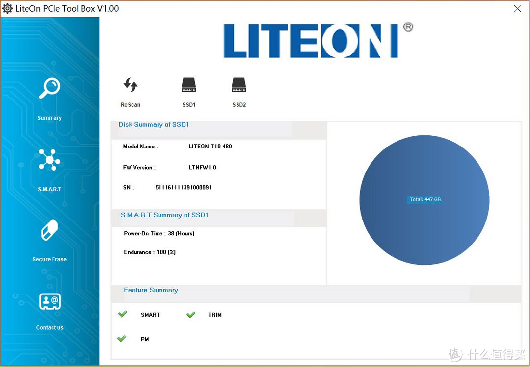 LITEON T10 480G SSD新旧版固件之比较