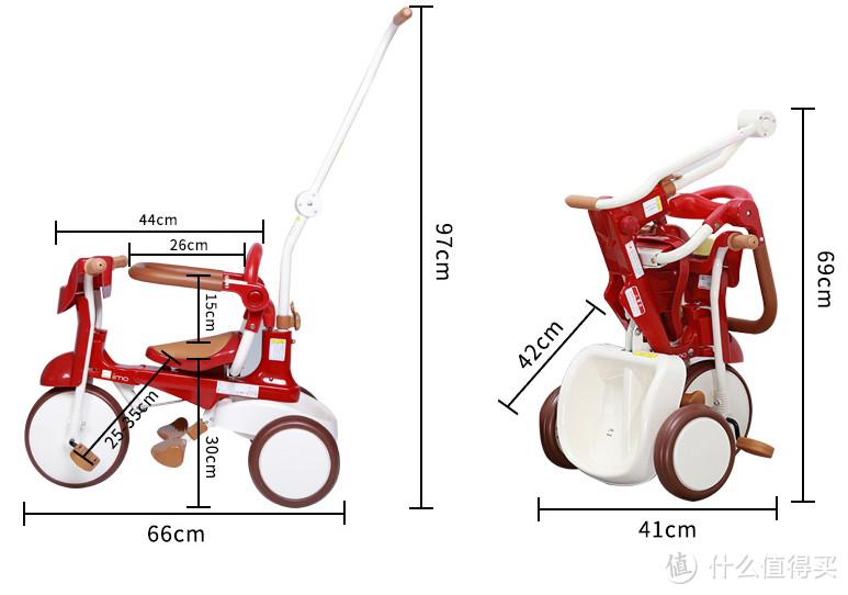 中亚prime海外购·小猴的第二辆车iimo2折叠儿童三轮车开箱