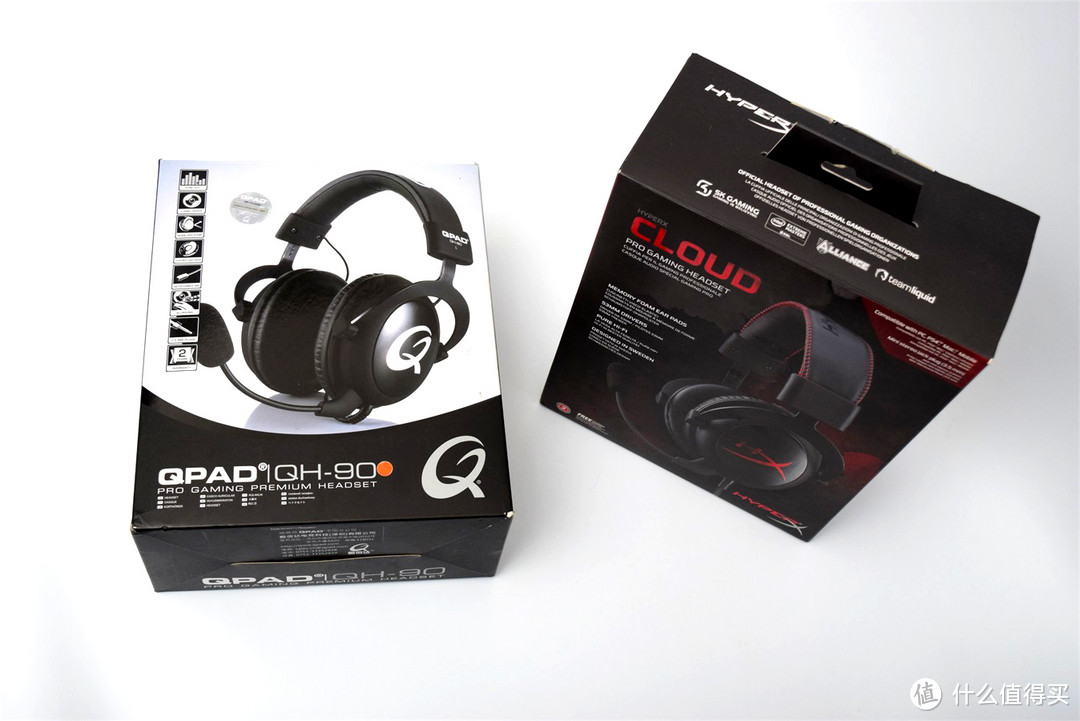 模仿得了我的脸，但模仿不了我的面 QPAD QH-90对比金士顿HyperX Cloud 头戴式耳机