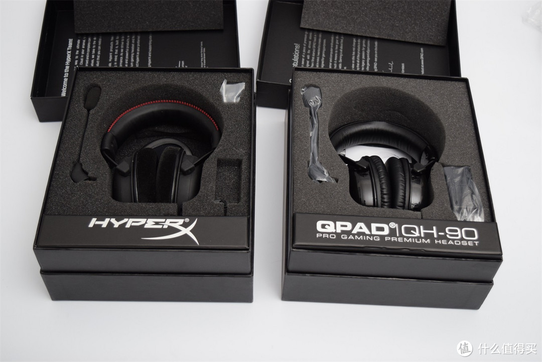 模仿得了我的脸，但模仿不了我的面 QPAD QH-90对比金士顿HyperX Cloud 头戴式耳机