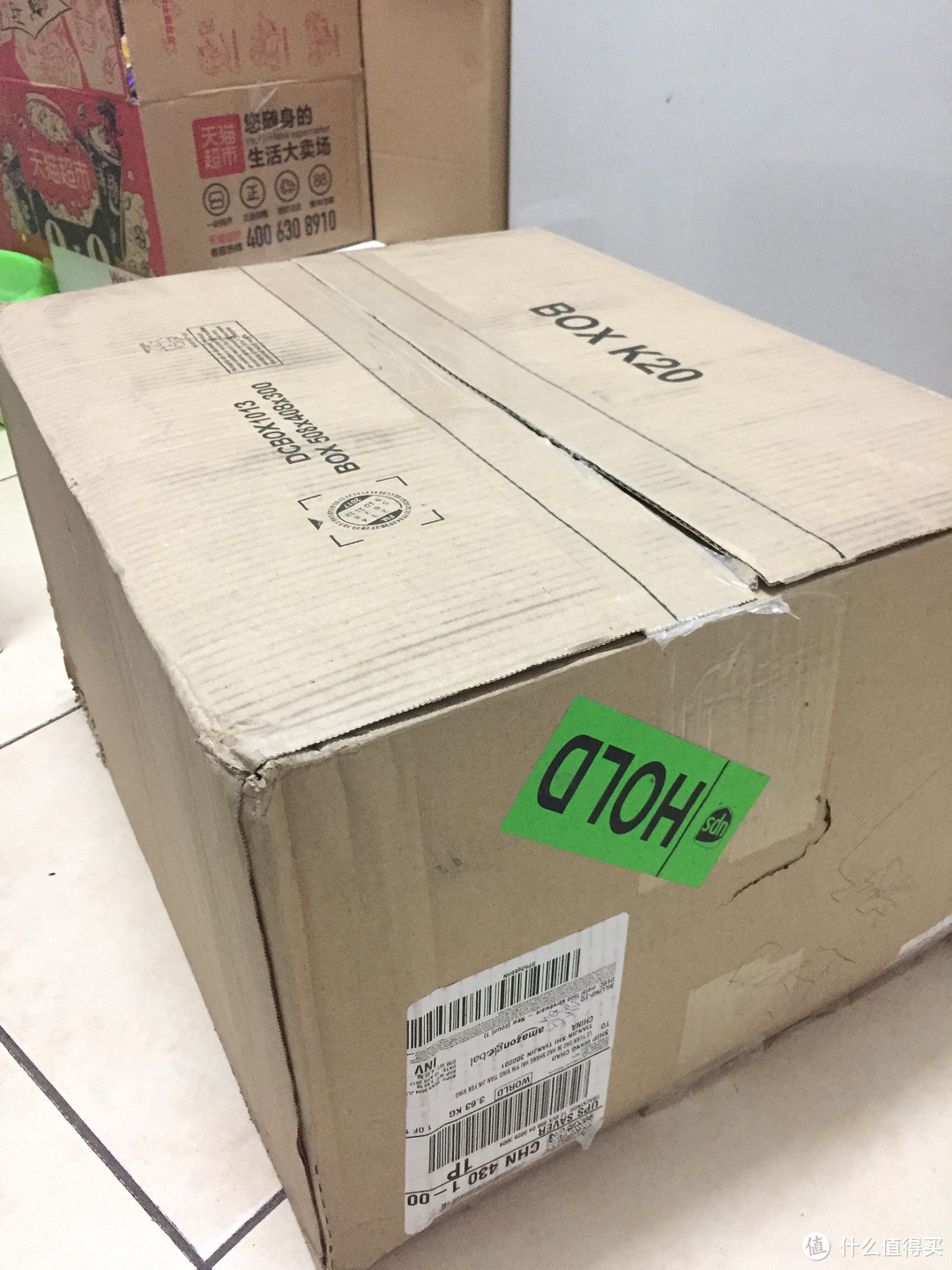 UPS的包裹，看上去并不怎么结实