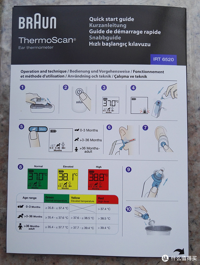 Braun博朗IRT6520婴儿耳温枪晒单 & 使用