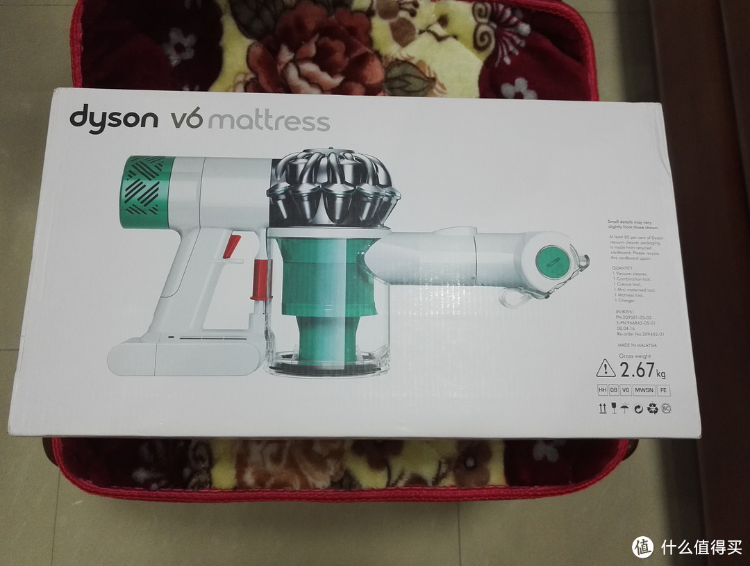 干掉尘螨：dyson 戴森 HH08 V6 Mattress 手持式除螨吸尘器