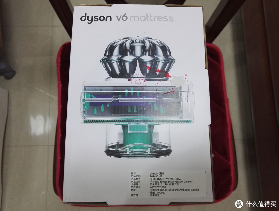 干掉尘螨：dyson 戴森 HH08 V6 Mattress 手持式除螨吸尘器