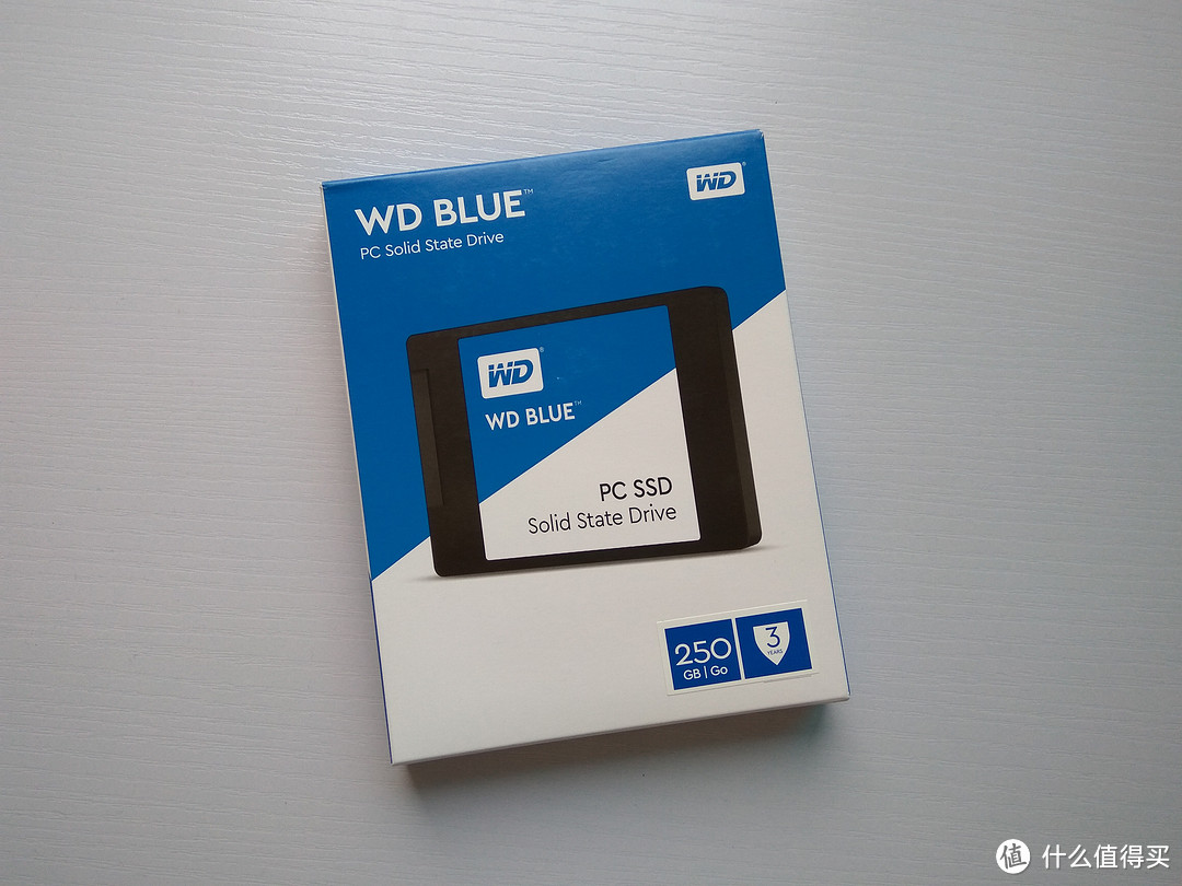 西部数据 BLUE 250GB 开箱小测