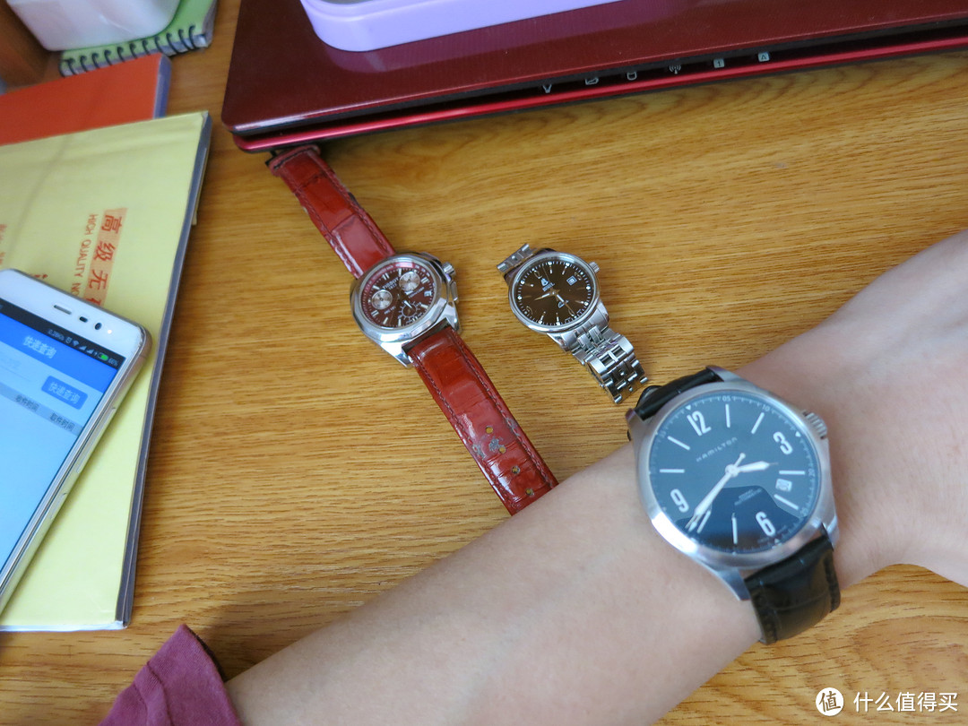 TISSOT 天梭 T008217A 女表 换电池 & 汉密尔顿 H76565135 和 依波路 LS5620 JD001 晒单