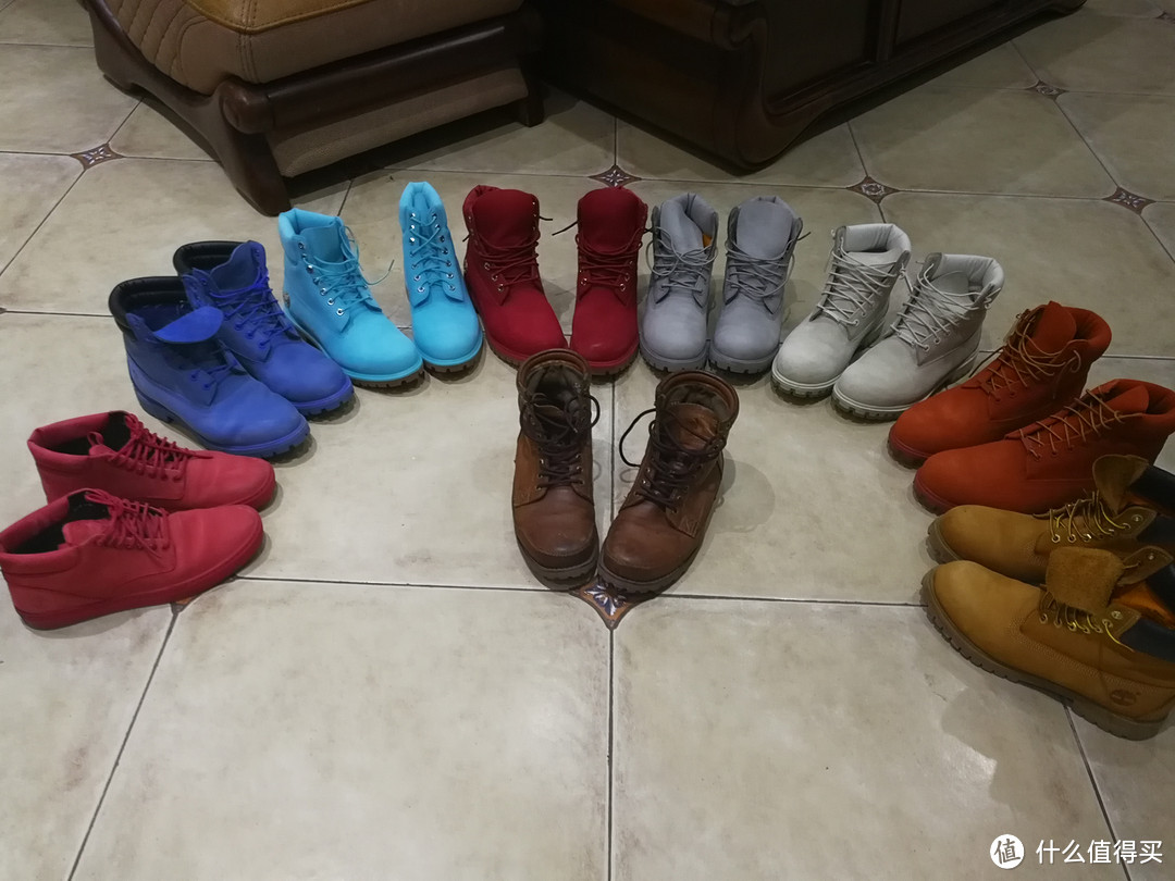 Timberland 15551四年不清理 10061四年好好清理的区别,人生第一次海淘