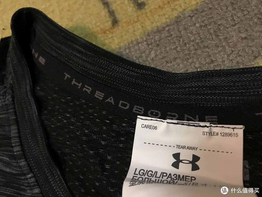 Under Armour 安德玛 Threadborne 运动长袖T恤（附实测尺码及真人兽）