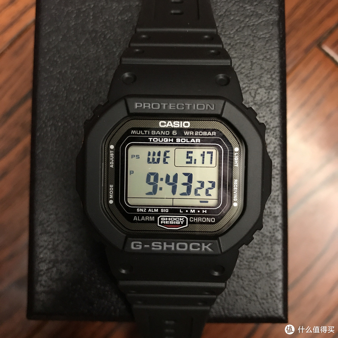 朴实之选:CASIO 卡西欧 G-SHOCK GW-5000-1JF开箱