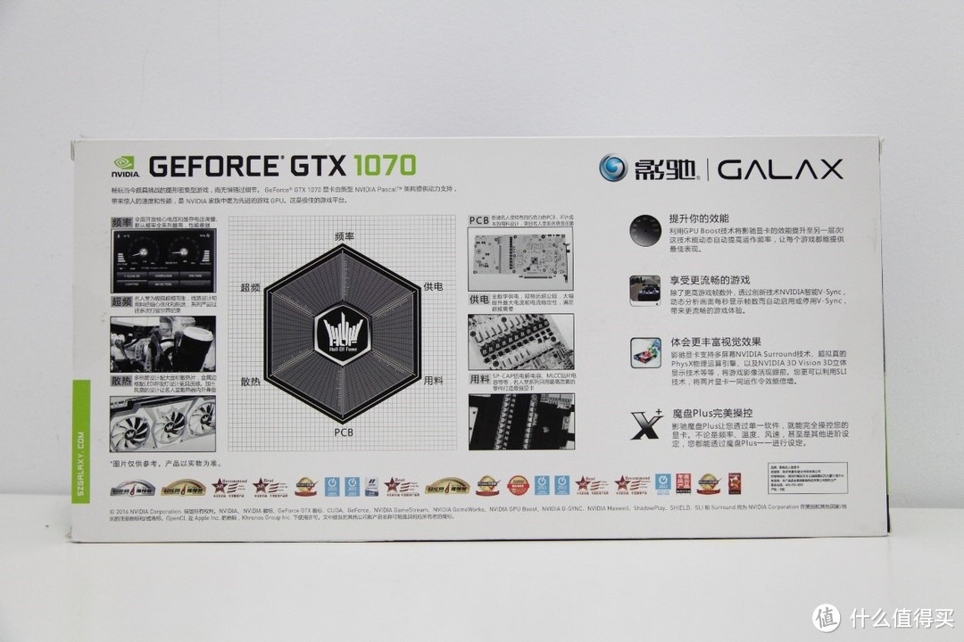 影驰日上车的显卡到手开箱 — GALAXY 影驰 GTX1070 名人堂 HOF 显卡