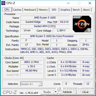 千元级Uの新秀 — Ryzen 5 1600 +ASUS B350-PLUS+贼船3000开箱上手体验