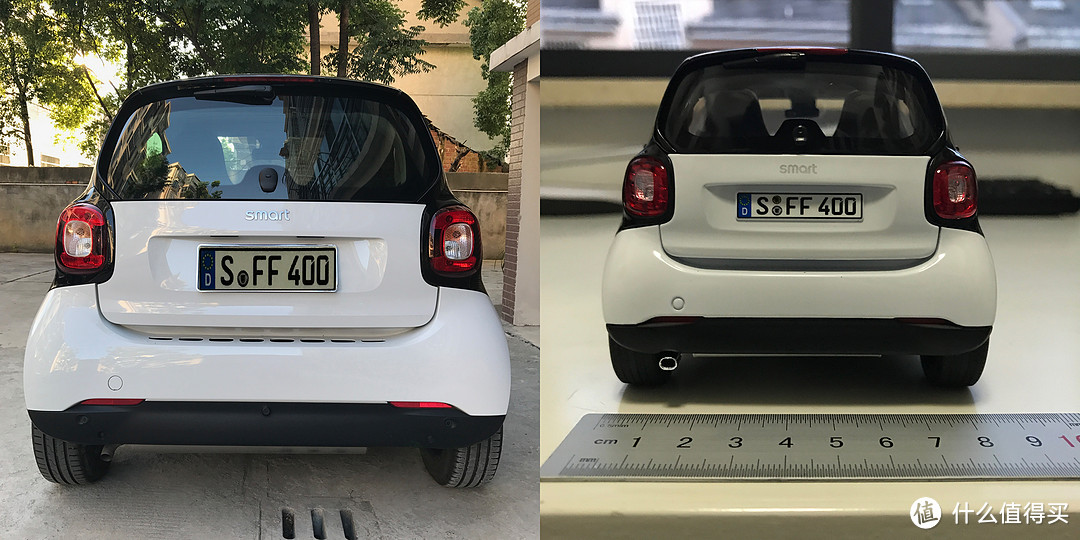 大小smart的相遇——简评 NOREV smart fortwo C453 1:18 车模