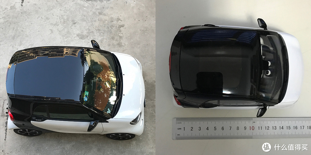 大小smart的相遇——简评 NOREV smart fortwo C453 1:18 车模