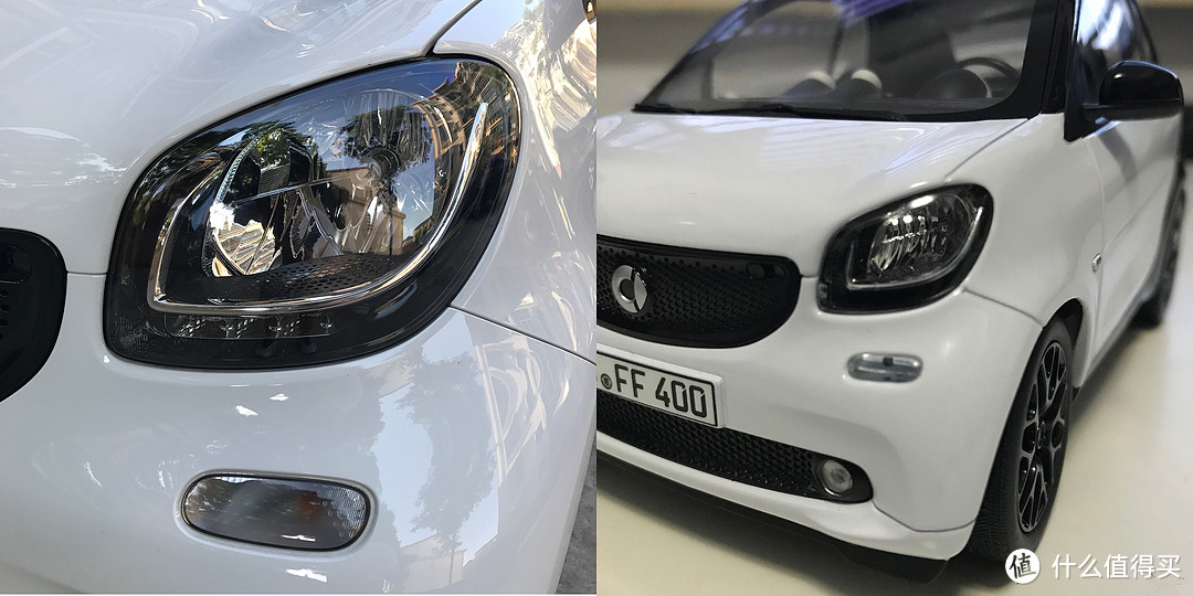 大小smart的相遇——简评 NOREV smart fortwo C453 1:18 车模