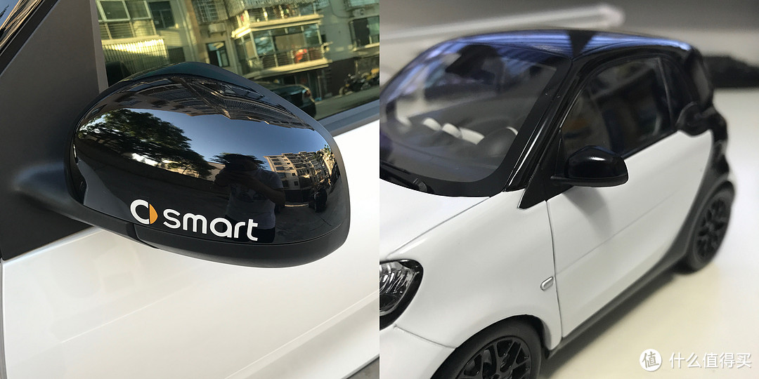 大小smart的相遇——简评 NOREV smart fortwo C453 1:18 车模