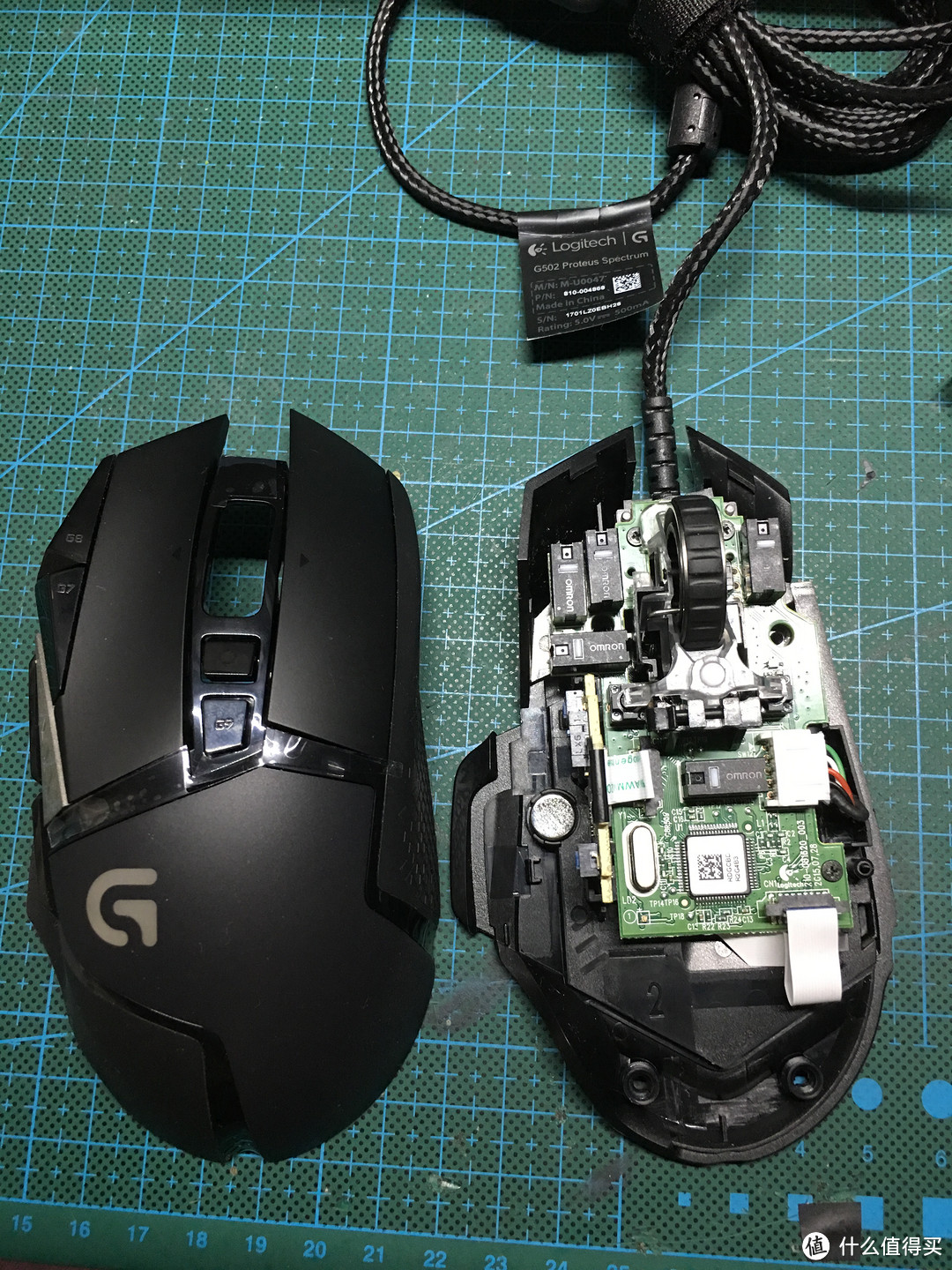 Logitech 罗技 G502 鼠标更换 罗技 G900 滚轮