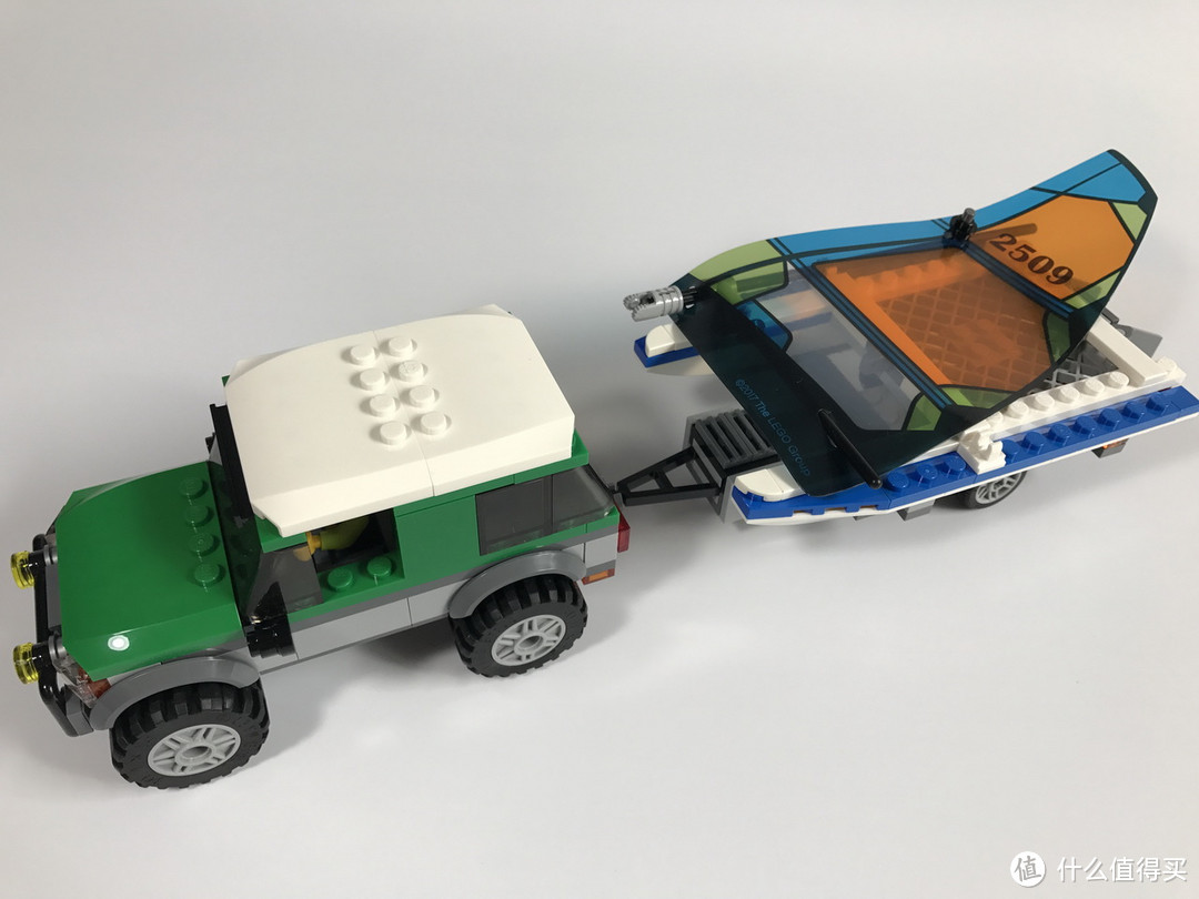 lego乐高拼拼乐2017城市系列60149双体帆板及拖车