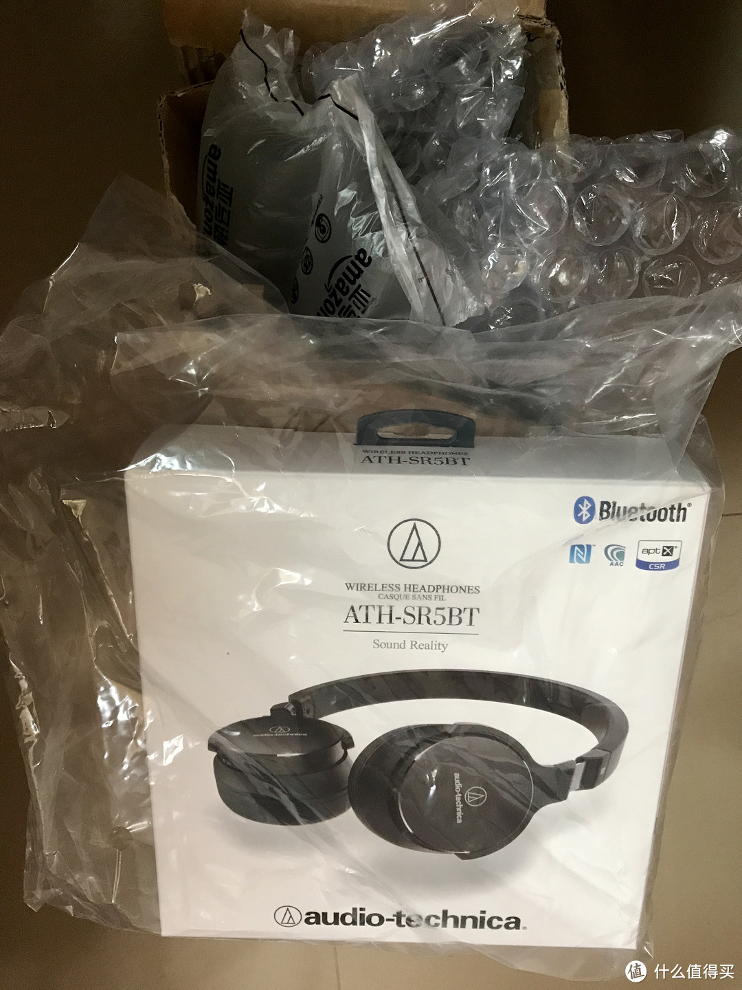 audio-technica 铁三角 ATH-SR5BT 头戴式蓝牙耳机好 晒单