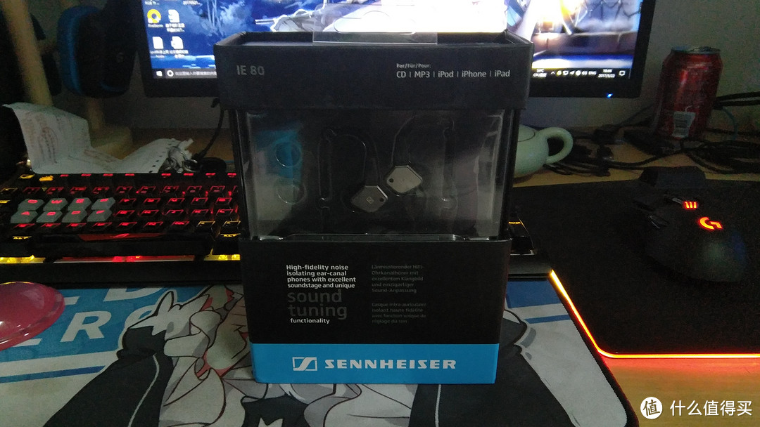 听个响:Sennheiser 森海塞尔 国行 IE 80 WEST 入耳式动圈耳机 开箱