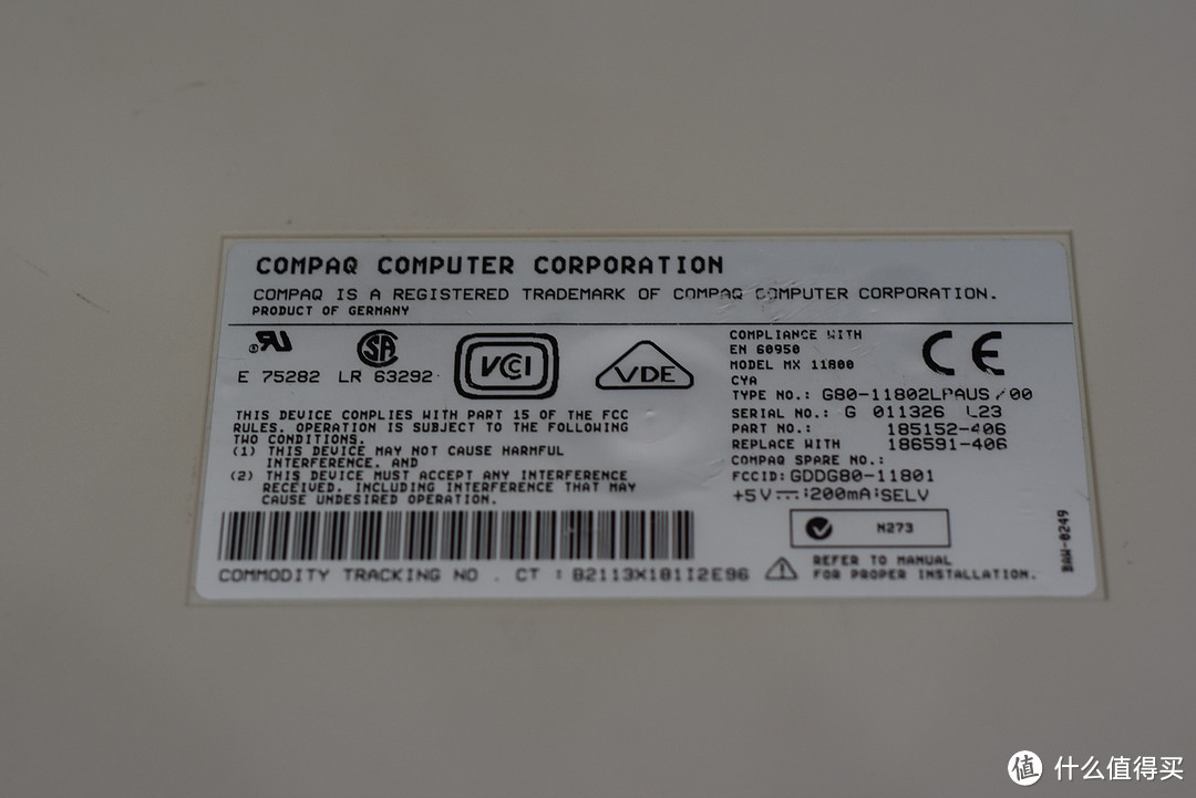 #本站首晒# 这也许是你这辈子都不会碰到的机械键盘 — COMPAQ 康柏 G80-11801 开箱简评