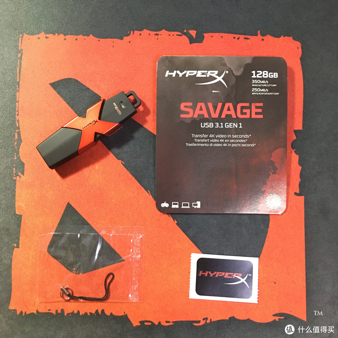 看起来很diao的样子 — HyperX Savage U盘 128G 开箱