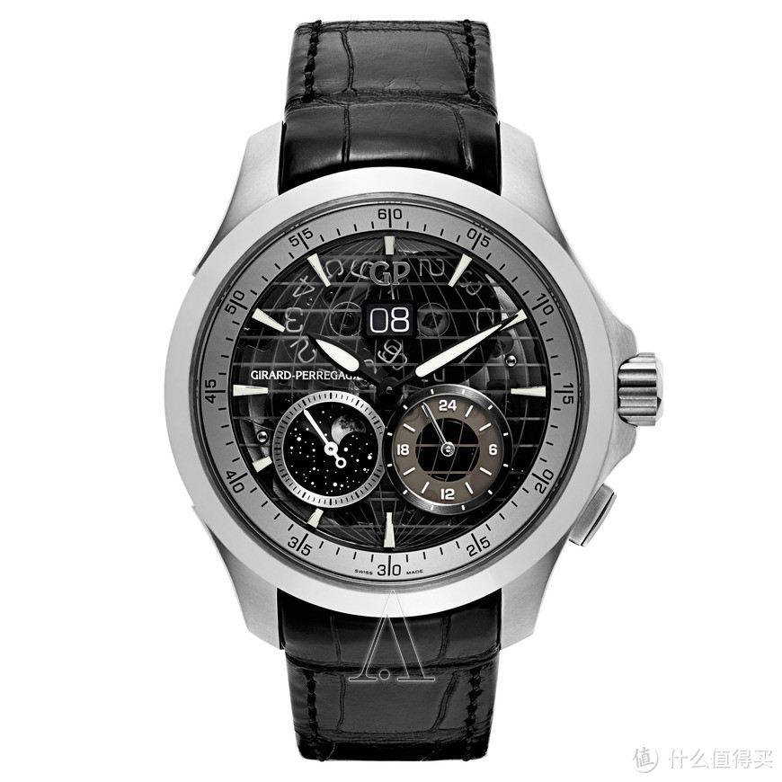 #热征#Ashford#大日历之美 — GIRARD PERREGAUX 芝柏  旅行者 两地时 腕表 开箱