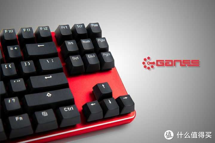 “听说你中意骚紅”？开测 GANSS 高斯 GK87 Cherry轴 法拉利红 标准版 游戏机械键盘
