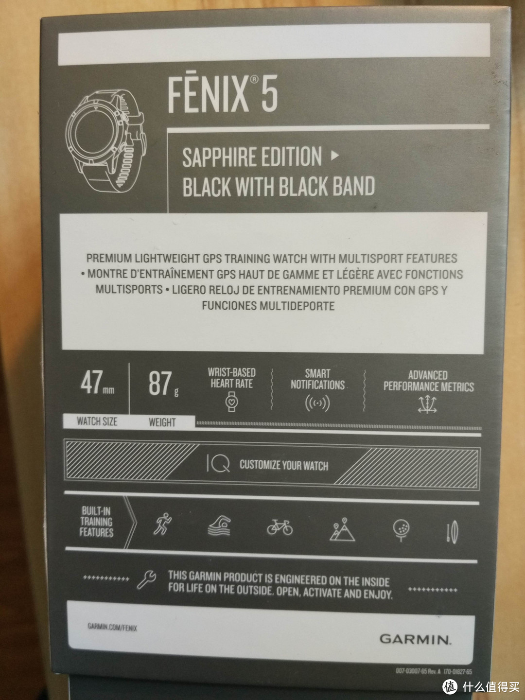 我与fenix 5的一个多月。。。