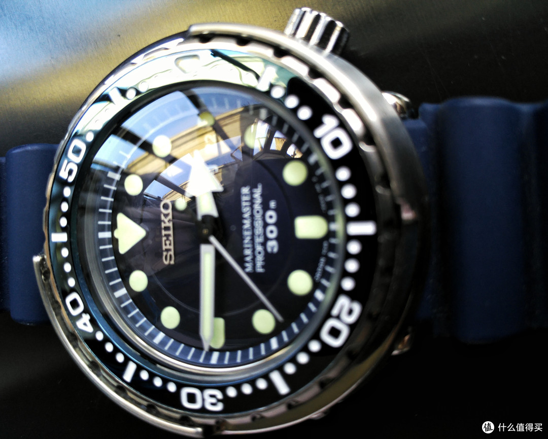 自己就喜欢 首晒- 精工 SEIKO Sbbn 037 蓝色鲔鱼“罐头”潜水表 开箱