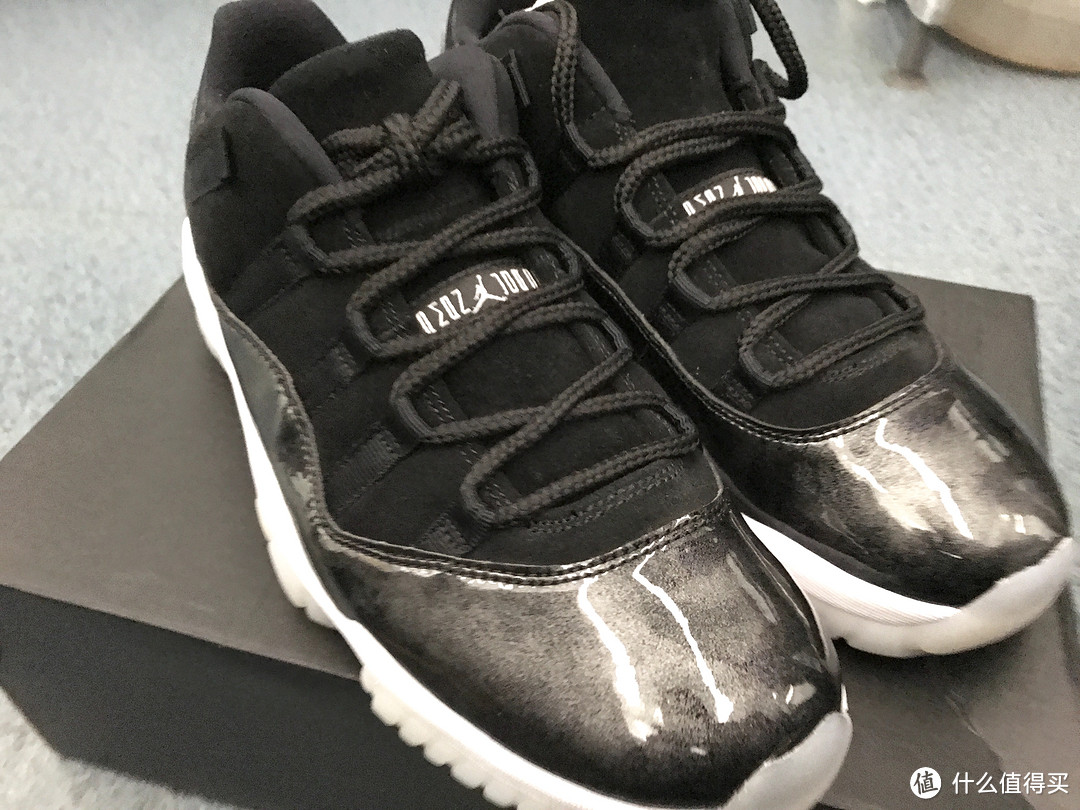 #本站首晒#肉肉鞋：NIKE 耐克 Air Jordan 11 Low “Barons” 男子篮球鞋