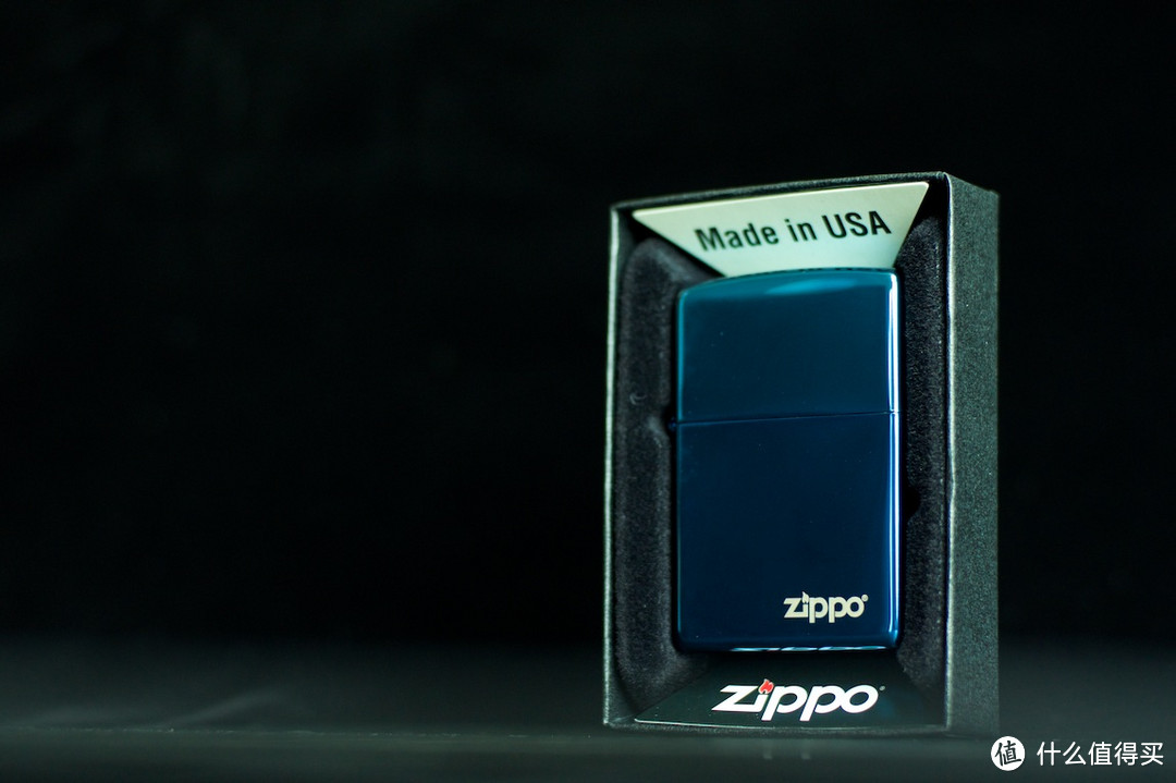 DUANG~！让我来烧掉你的无聊和压力  ZIPPO 芝兰 冰蓝 打火机 开箱