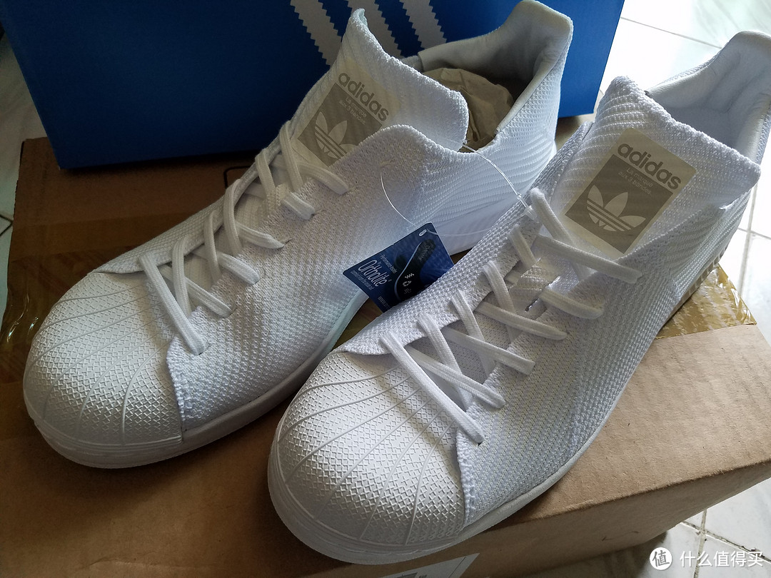 eBay购入 adidas 阿迪达斯 Superstar Bounce Primeknit 贝壳头