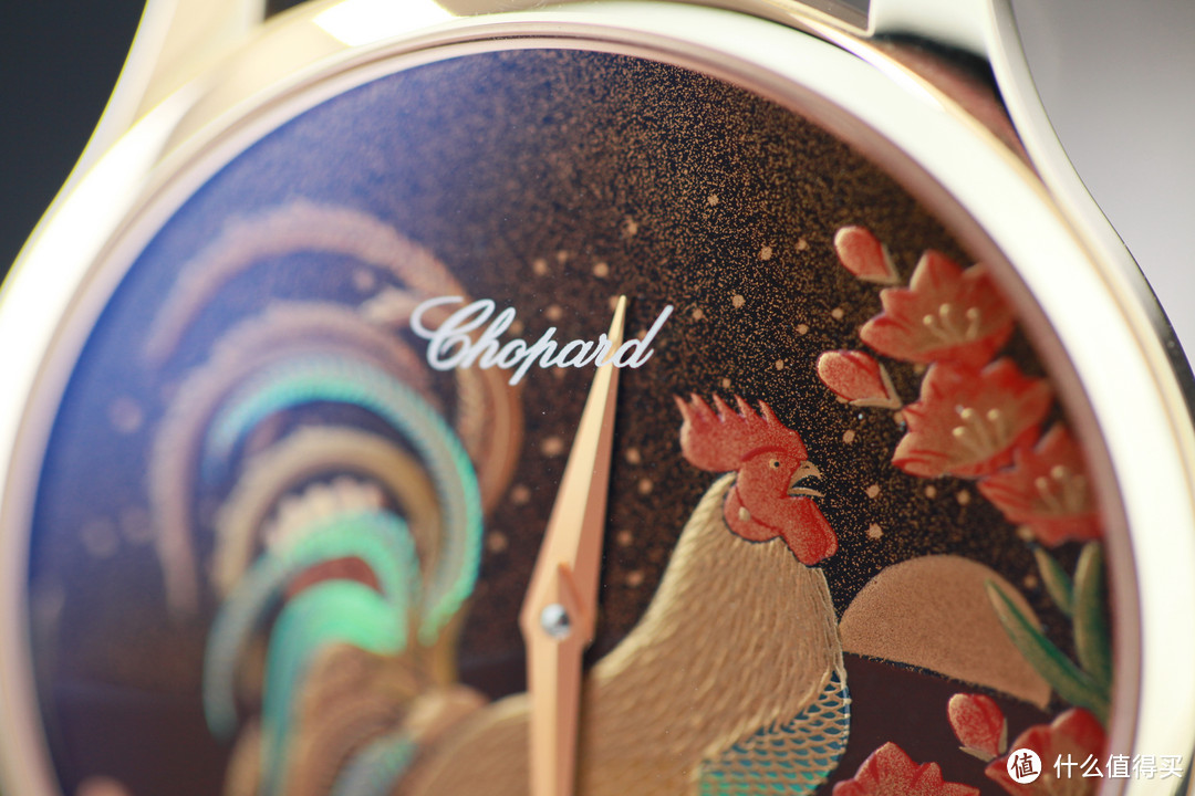 #首晒# 雄鸡唱白，天下晴好—— 萧邦Chopard Urushi 鸡年莳绘限量款腕表