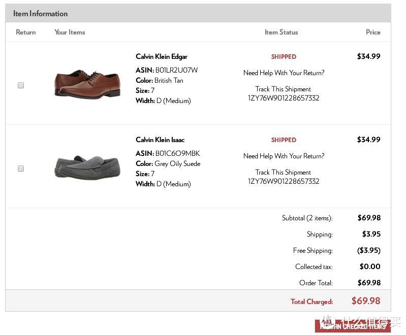 Calvin Klein 男鞋美国购买转运晒单