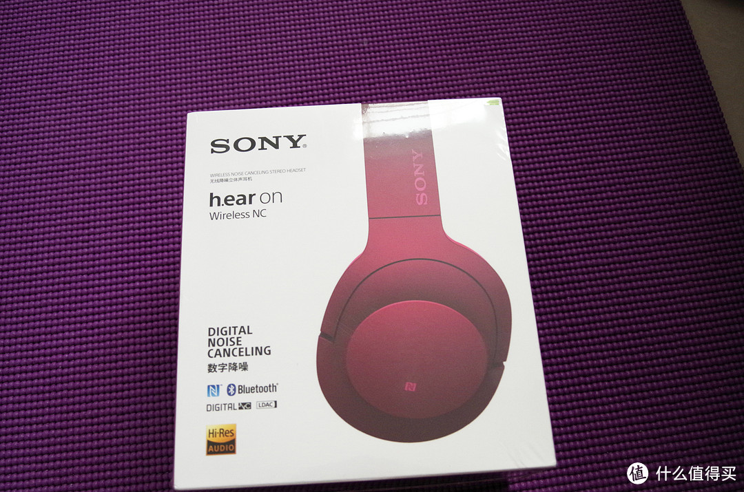 #原创新人# Sony 索尼 MDR-100ABN 蓝牙降噪 耳机 开箱