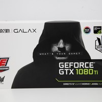 影驰 GTX 1080 Ti HOF 名人堂 显卡外观展示(风扇|背板|接口|显示屏)