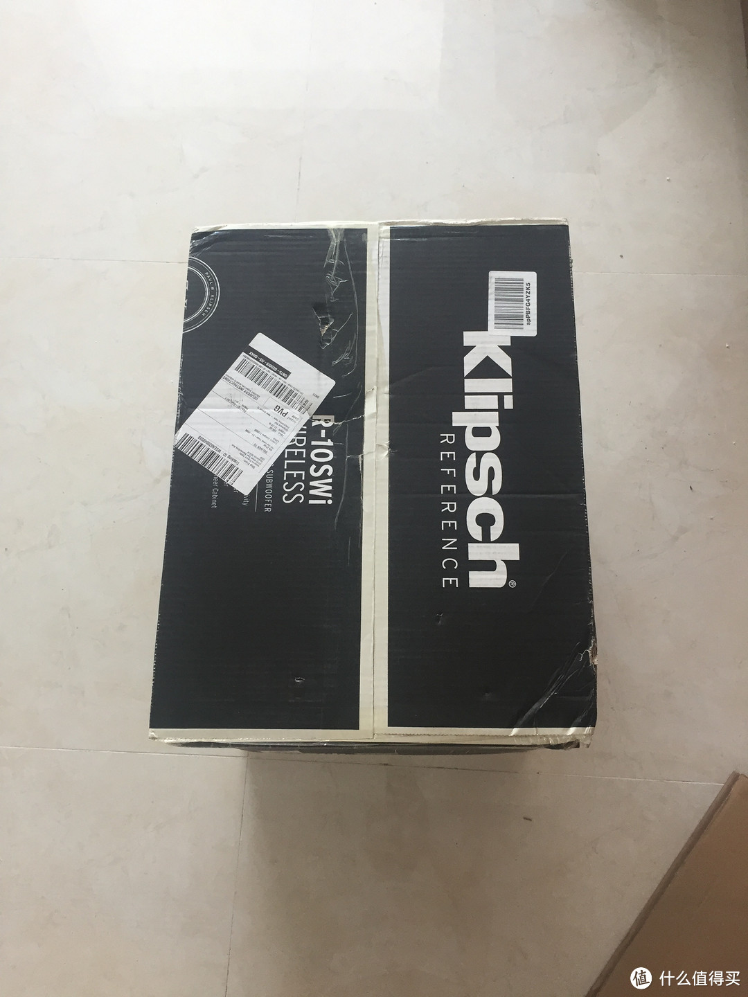 海淘 Klipsch 杰士 R-10SW 有源低音炮 300W 开箱