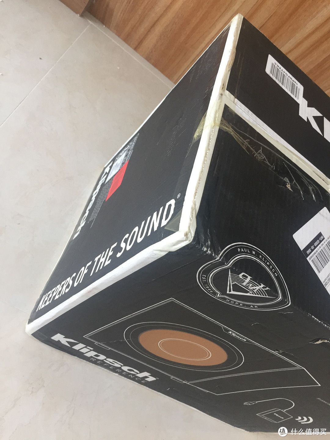 海淘 Klipsch 杰士 R-10SW 有源低音炮 300W 开箱