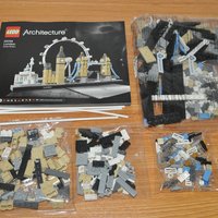 乐高 Architecture 建筑系列 21034 伦敦街景玩具开箱总结(包装|说明书|颗粒)