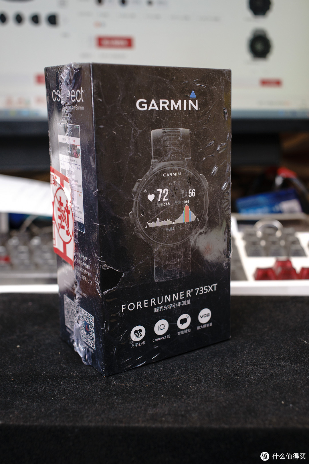 GARMIN 佳明 Forerunner735XT GPS光学心率腕表 简单开箱简评