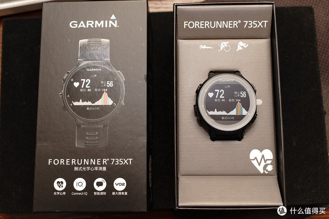 GARMIN 佳明 Forerunner735XT GPS光学心率腕表 简单开箱简评