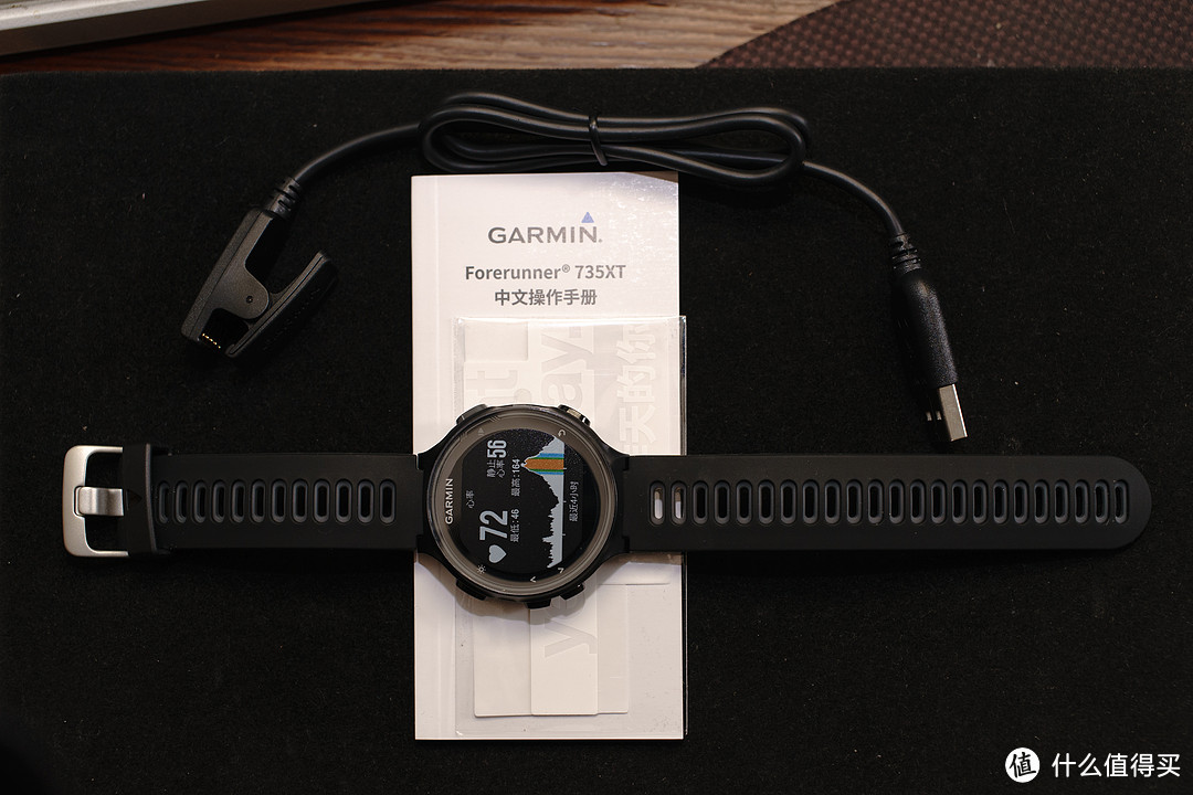 GARMIN 佳明 Forerunner735XT GPS光学心率腕表 简单开箱简评