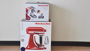 KitchenAid厨师机外观展示(搅拌头|搅拌桨|锁口|刀片)